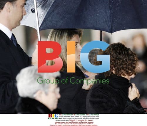 Prince Felipe, Princess Letizia and Letizia's Mother Arrive at Funeral