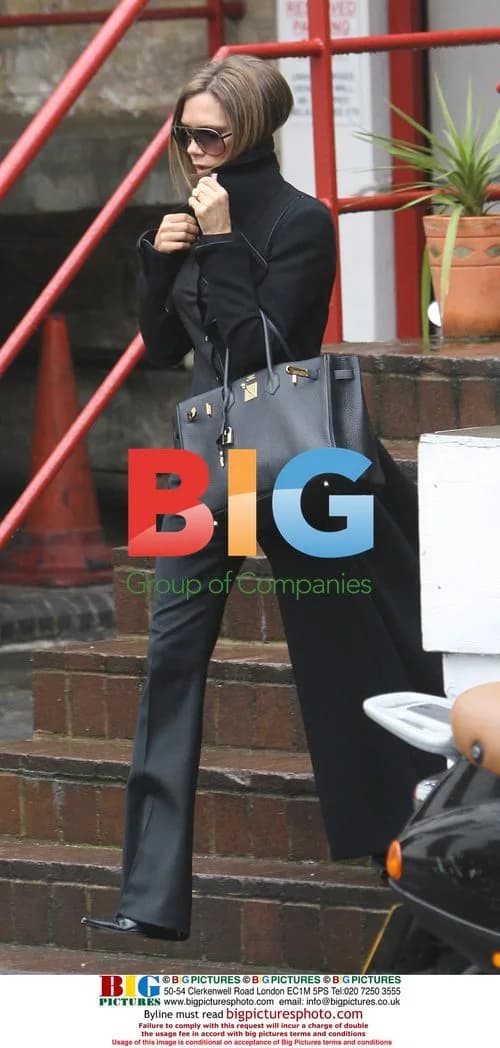 Victoria Beckham Seen Leaving Office