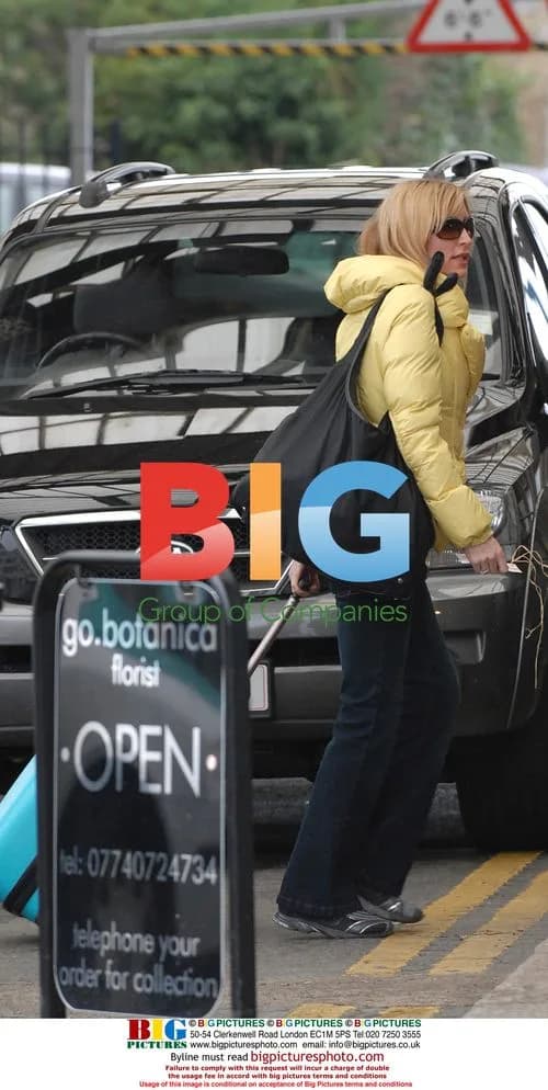 Heather Mills Arrives at Hove Station with Dog