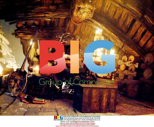 Keith Richards on 'Pirates' set