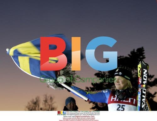 Anja Parson Celebrates Gold Medal