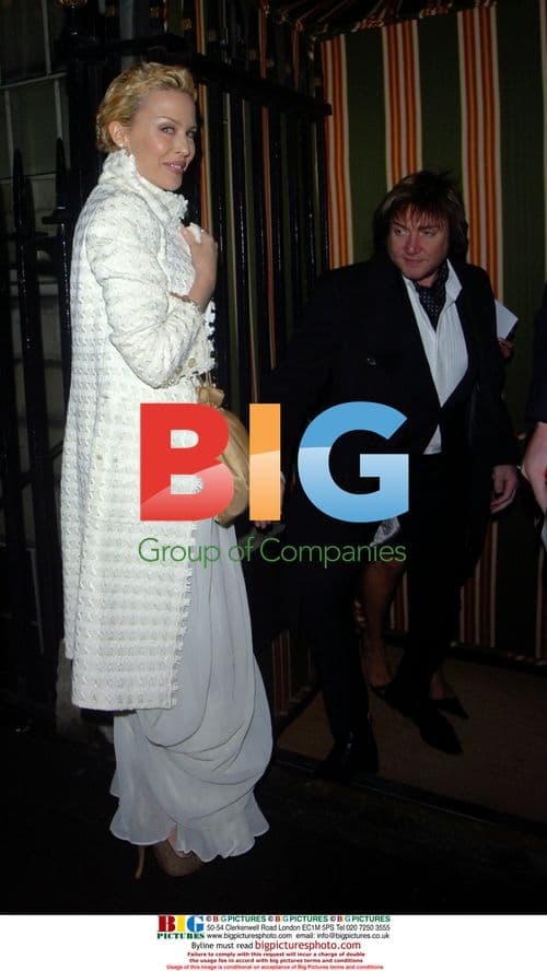 Kylie Minogue at Finch and Chanel Pre-BAFTA Party