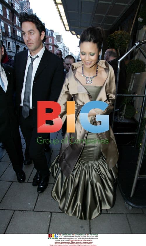 Thandi Newton Leaving Claridges for BAFTA Awards