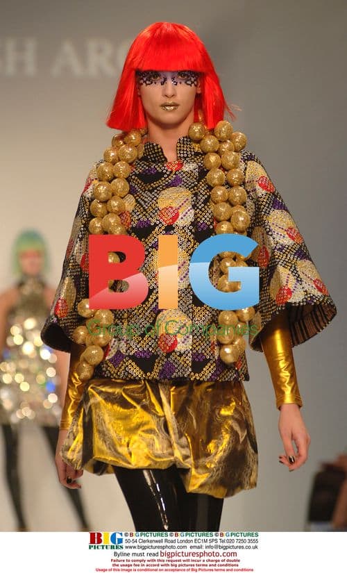 Model in Manish Arora Creation at London Fashion Week