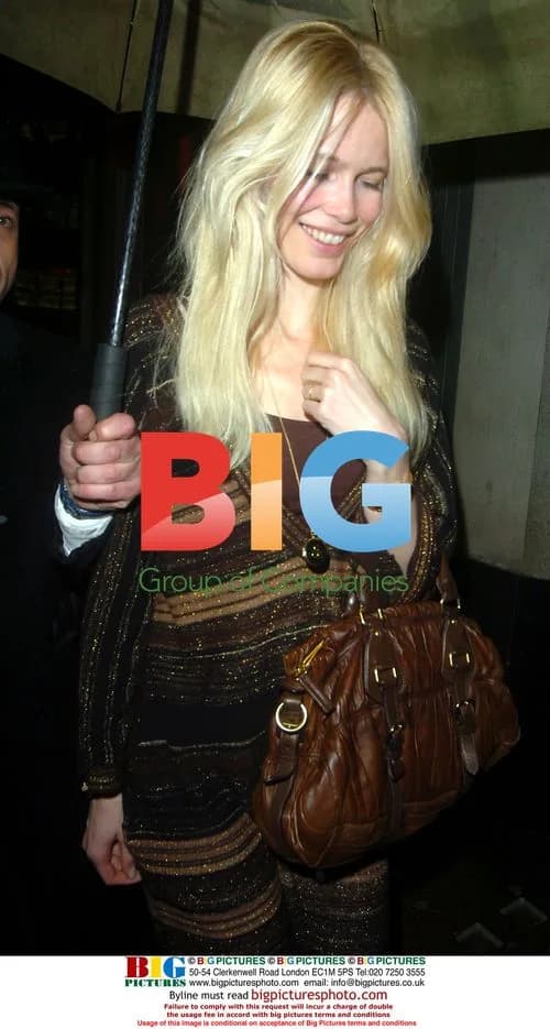 Claudia Schiffer at Ivy Restaurant