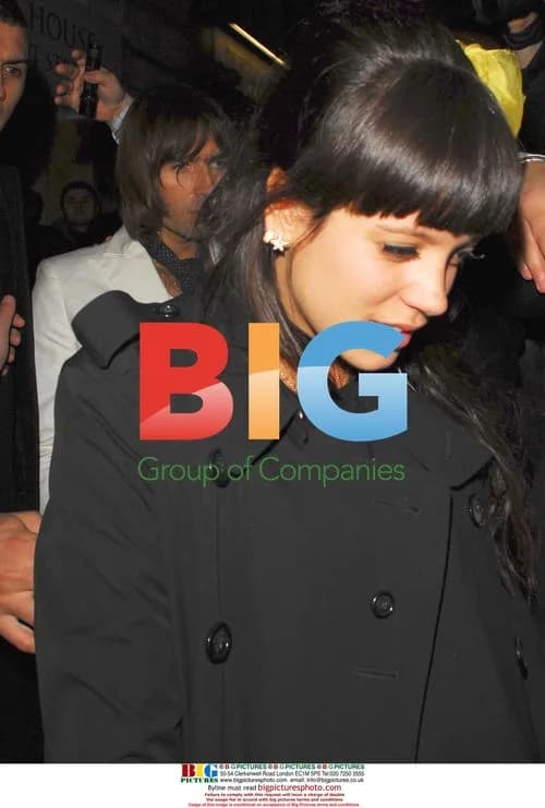 Liam Gallagher and Lily Allen leaving Oasis Brits Aftershow
