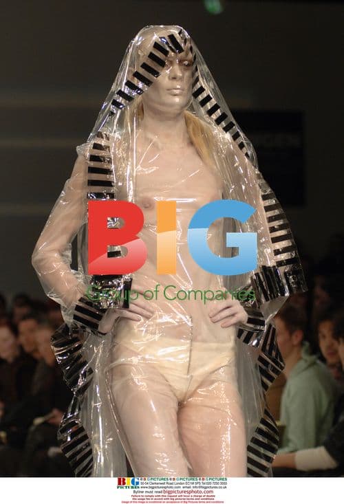 Models in Avant Garde Looks at London Fashion Week