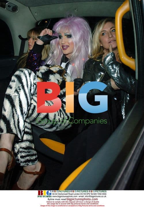 Meg Matthews and Sarah Barrand at Silver Nightclub