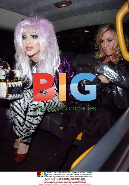 Meg Matthews and Sarah Barrand at Silver Nightclub