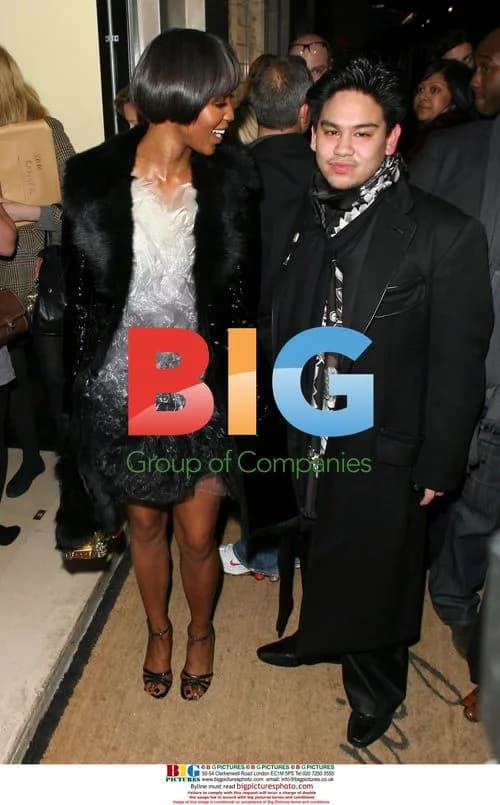 Naomi Cambell and Prince of Brunei at Fashion Show