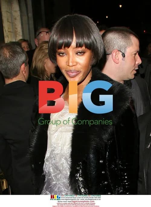 Naomi Campbell at London Fashion Week