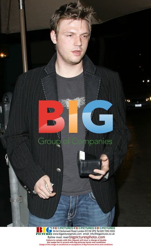 Nick Carter out for Valentine's Day