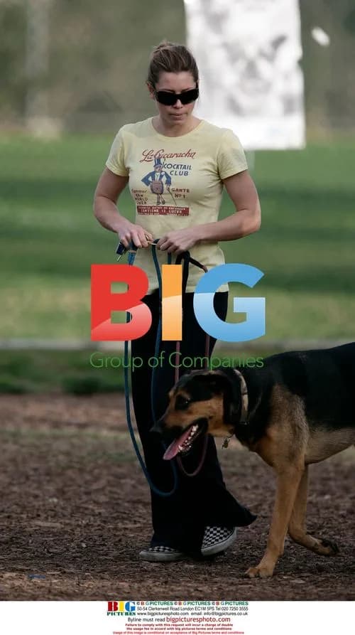 Jessica Biel at the Dog Park