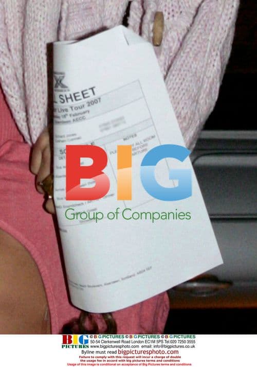 Leona Lewis Leaves New Castle Arena