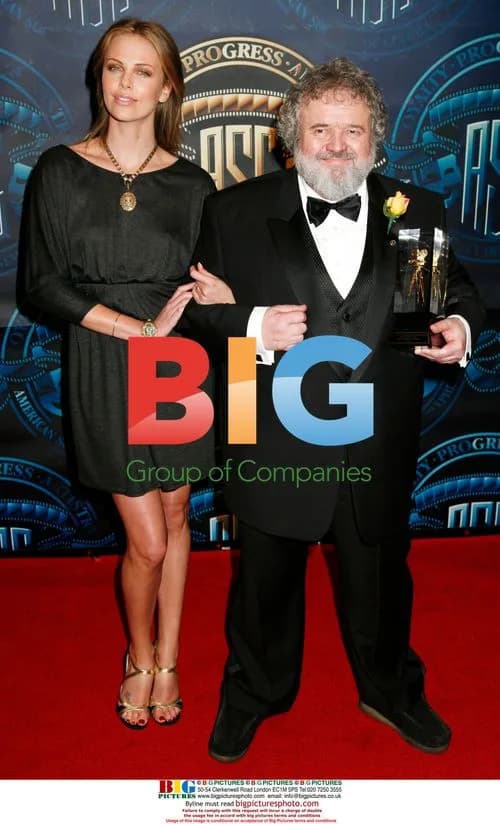 Charlize Theron and Allen Daviau at ASC Awards