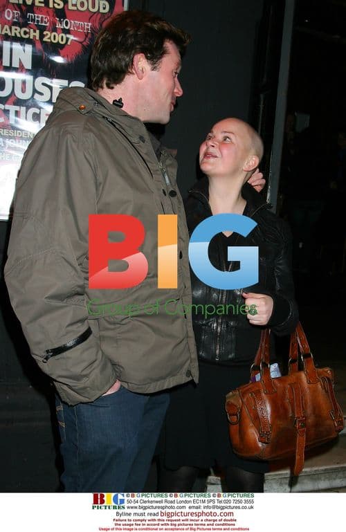Gail Porter and boyfriend at Scissor Sisters concert