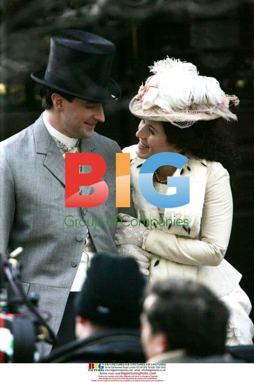 Jessie Wallace on set of 'Marie Lloyd' TV series