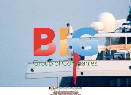 Diana, Prince William, and Dodi Al Fayed on Yacht