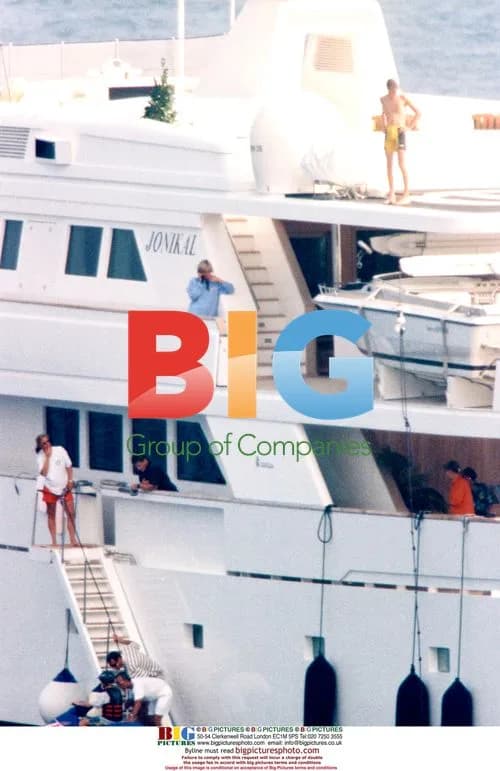 Diana and William on Al Fayed\'s Yacht
