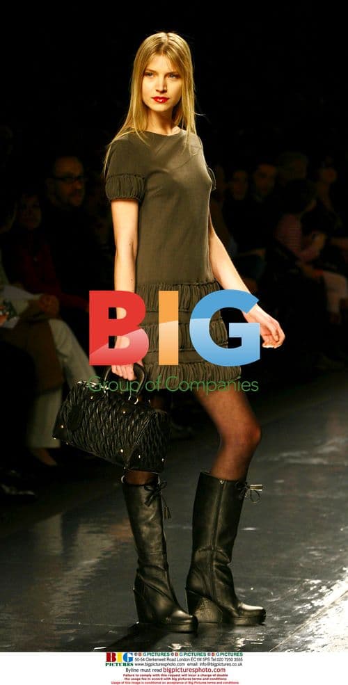 Model in Luciano Soprani FW 2007-2008 Show