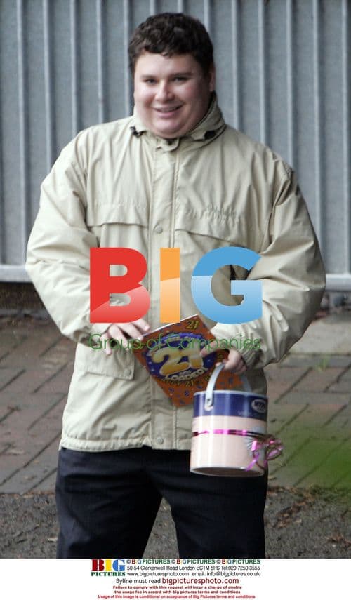 Charlotte Church Receives Birthday Paint Can