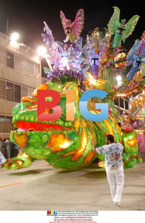 Brazilian Dancers at Rio Carnival Parade