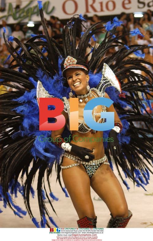 Brazilian Carnival Dancers and Musicians