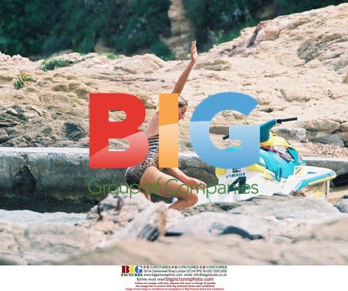 Princess Diana in Saint Tropez, France