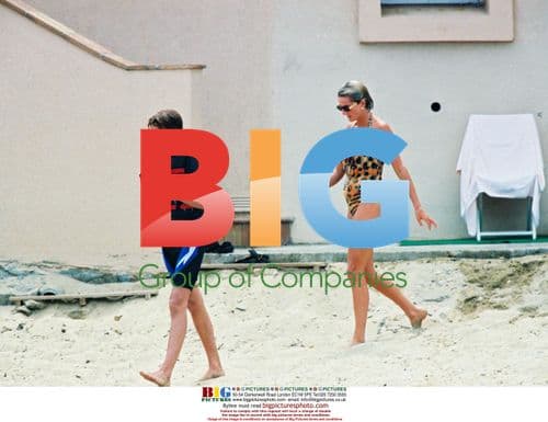 Diana, Princess of Wales in Saint Tropez