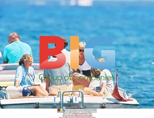 Diana, Princess of Wales in Saint Tropez