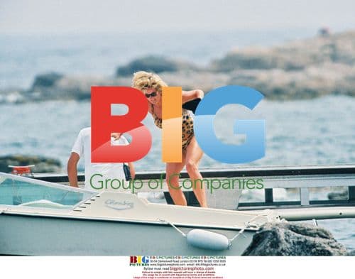 Diana, Princess of Wales in Saint Tropez