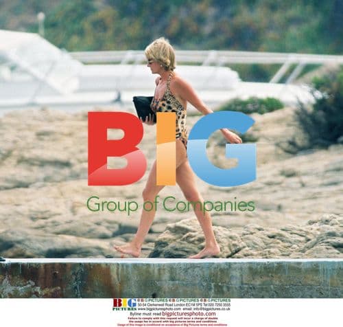 Princess Diana on Vacation in Saint Tropez