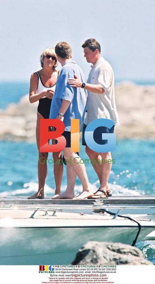 Diana, Princess of Wales in Saint Tropez