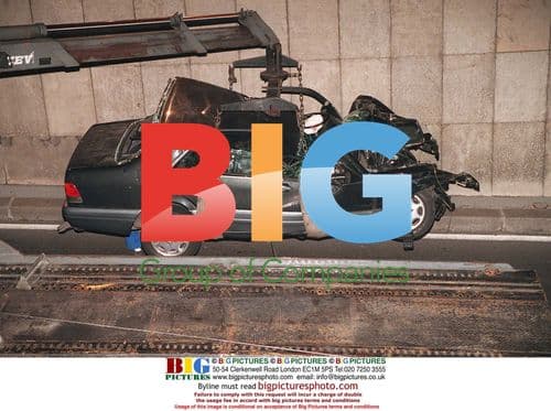 Tunnel of L'Alma crash site