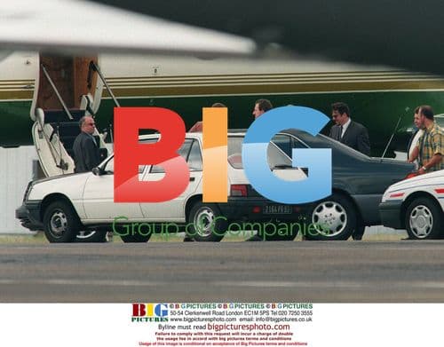 Princess Diana at Le Bourget airport, Paris
