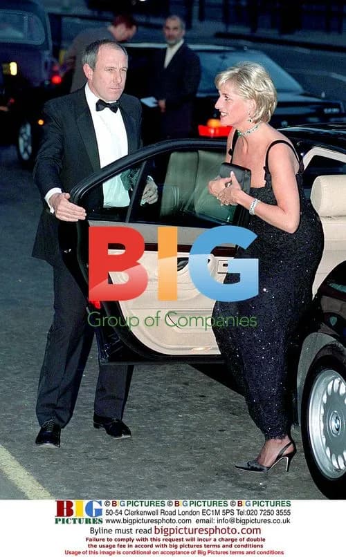 Princess Diana and Detective Sharp at London Centenary Reception