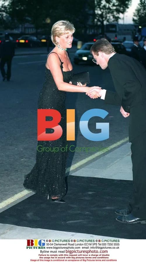 Diana, Princess of Wales and Nicholas Serota at London Centenery Gala