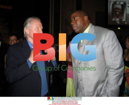 Jon Voight & Magic Johnson at Black Enterprise Party