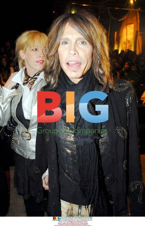 Steven Tyler at Roberto Cavalli Fashion Show