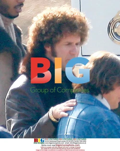 Will Ferrell on the set of Semi-Pro