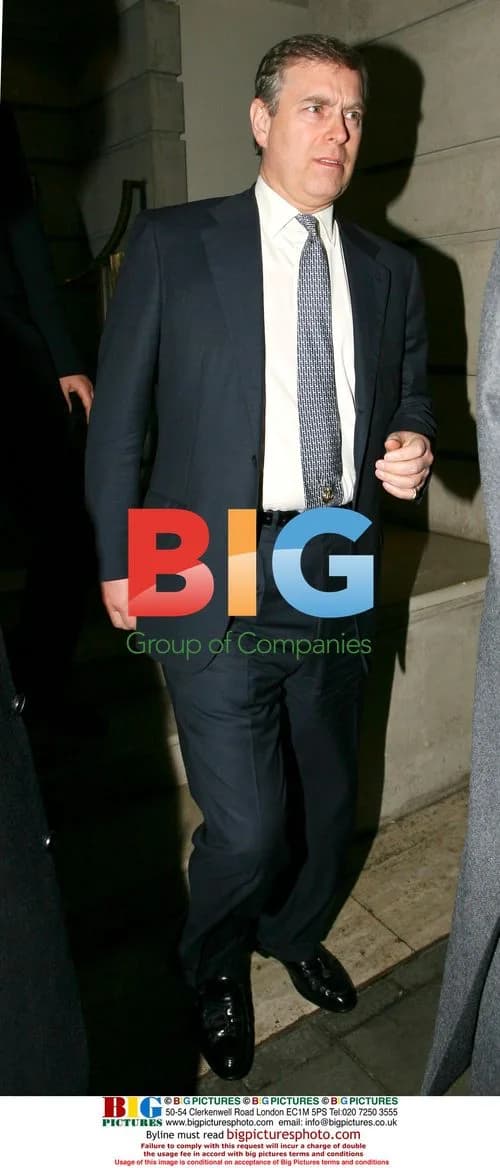 Prince Andrew Leaving China Tang