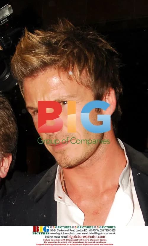 David Beckham Dining Out in London