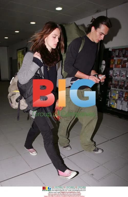 Keira Knightley and Rupert Friend Arrive at Heathrow
