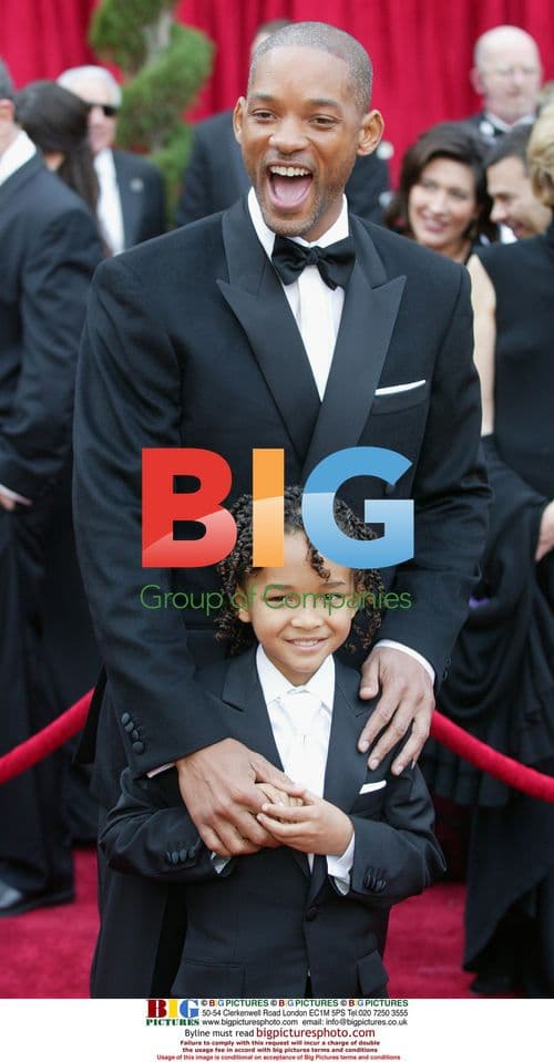 Will Smith and Son Jaden at 79th Oscars