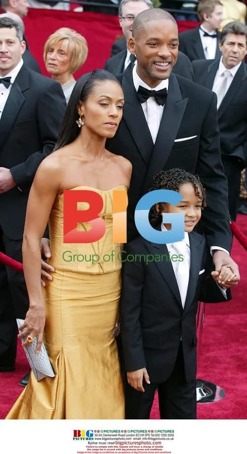 Will Smith, Jada & Jaden Smith at 2007 Oscars