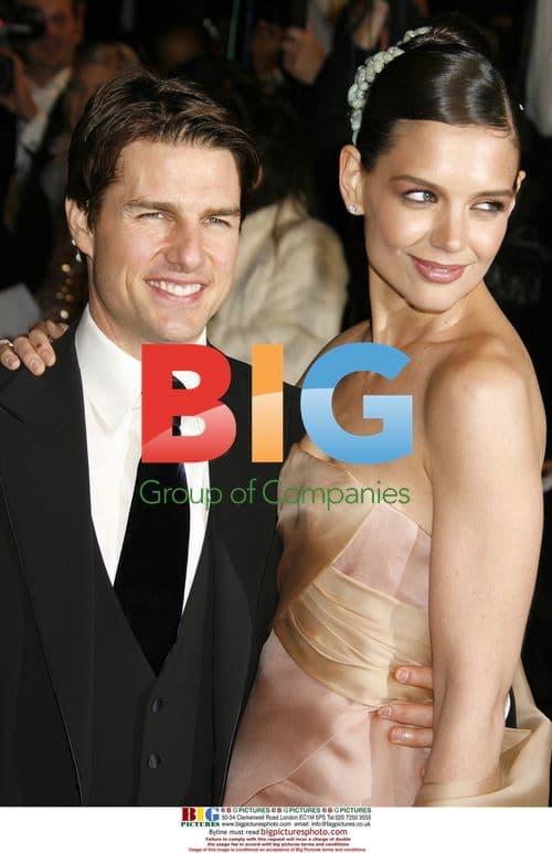 Tom Cruise and Katie Holmes at 2007 Vanity Fair Oscars Party