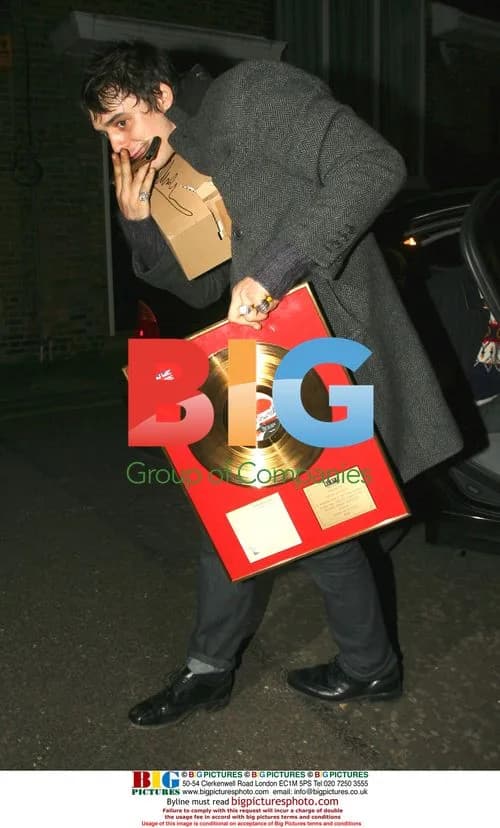 Singer Pete Doherty Arrives Home