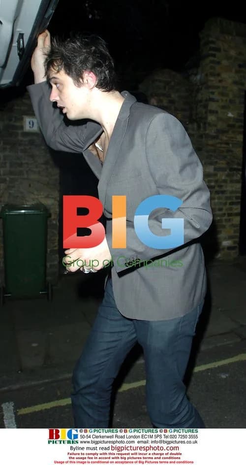 Singer Pete Doherty Arriving Home