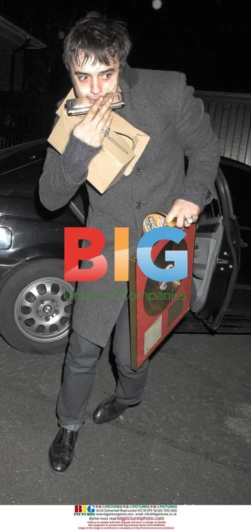 Singer Pete Doherty Arrives Home