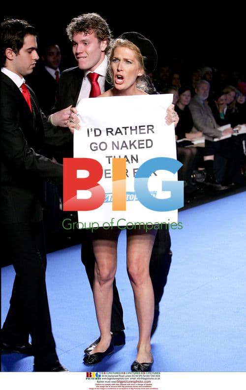 PETA Activist Disrupts Christian Lacroix Show